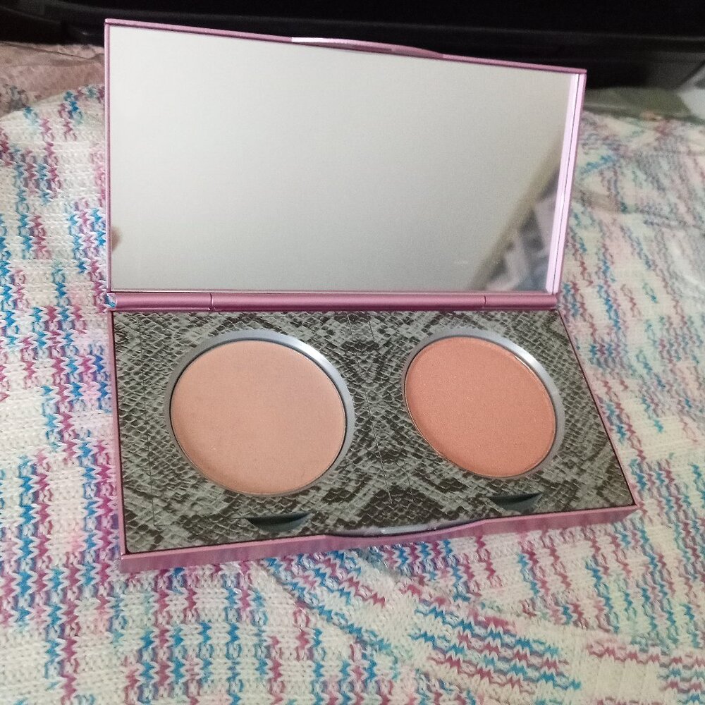 Mally Beauty 24/7 professional blush peach satin light creme & powder NEW